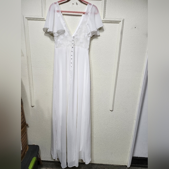 Lulu's White Maxi Dress - Picture 10 of 10